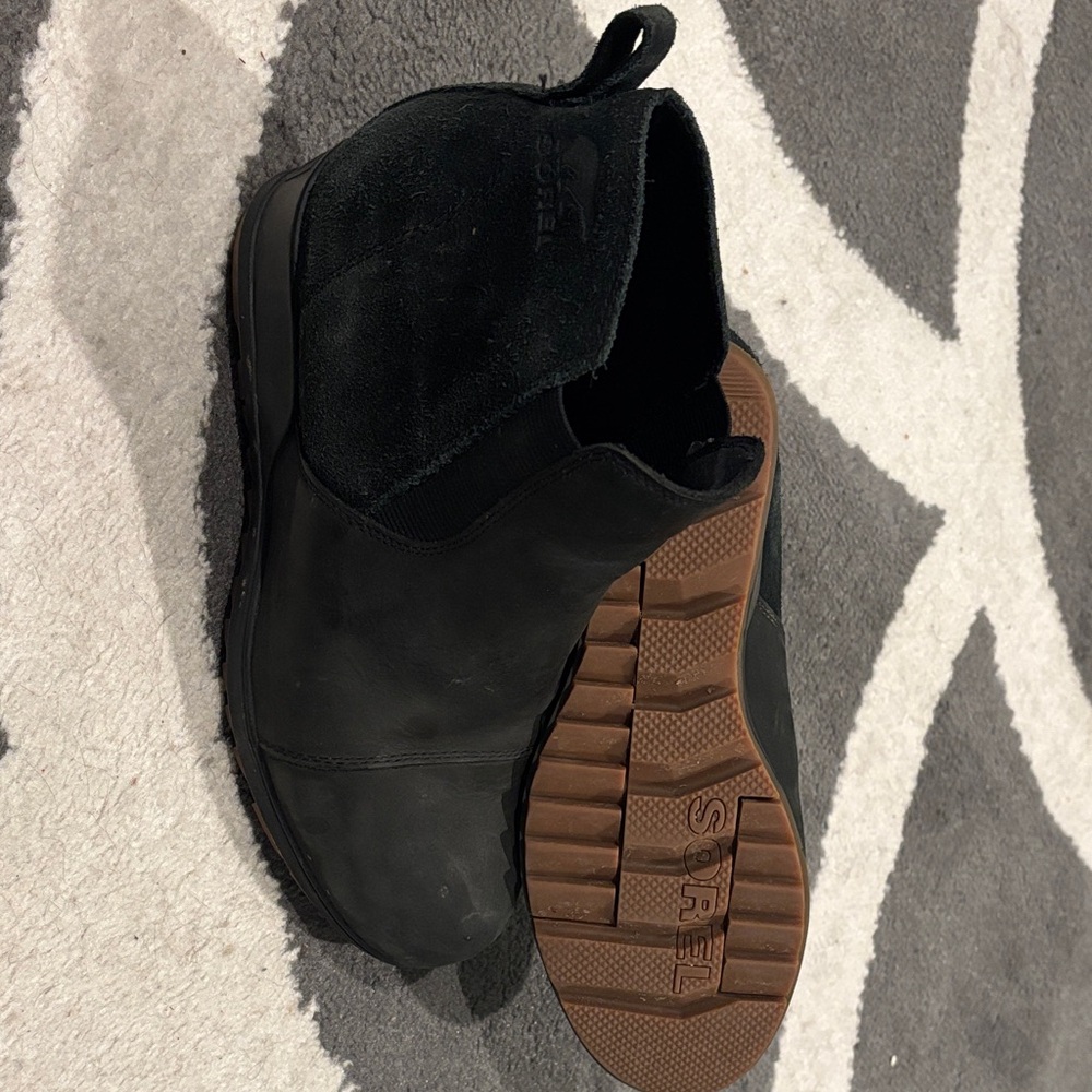 Sorel Black Ankle Boots